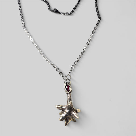 Morning Star Garnet Necklace