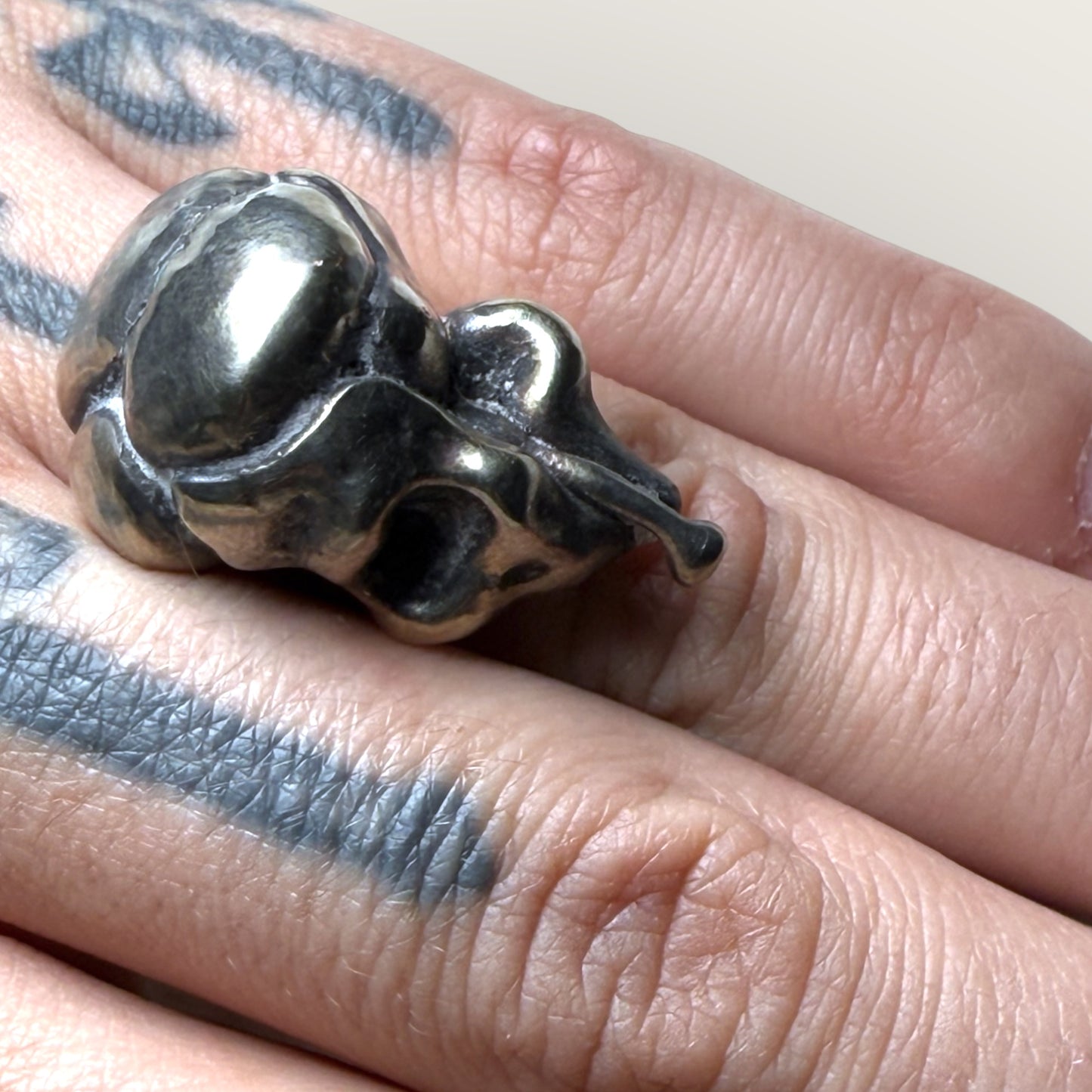 Moirai Skull Ring