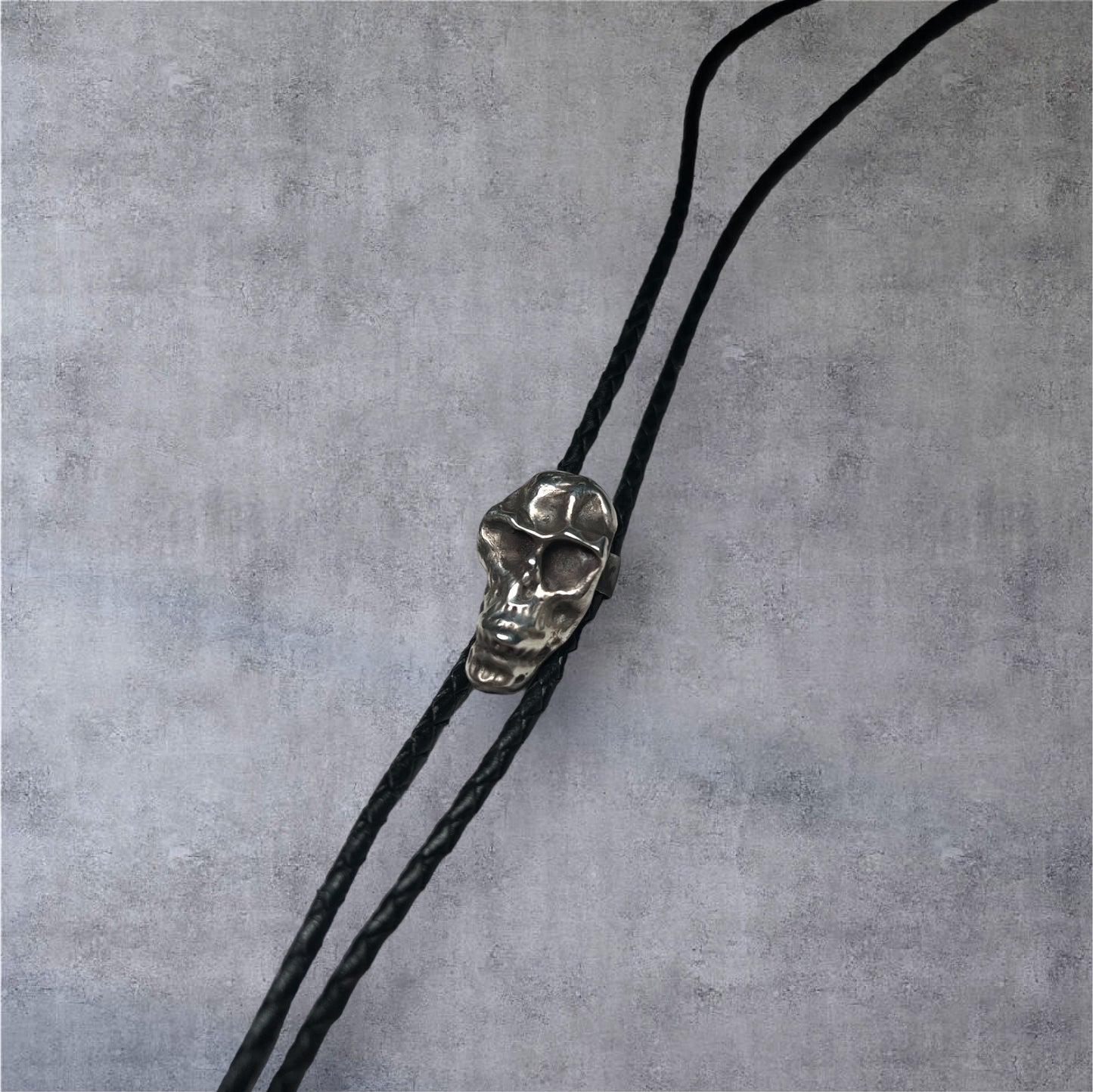 Bound and Burned Skull Bolo Tie (Unisex)